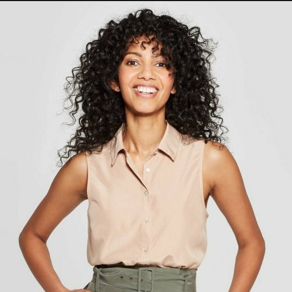 A New Day Beige Tank Top